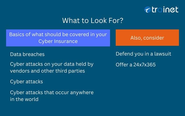 What to Look For in a Cyber insurance Policy